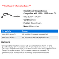 thumbnail image 2 of Downstream Oxygen Sensor - Compatible with 2001 - 2003 Acura CL 2002, 2 of 2