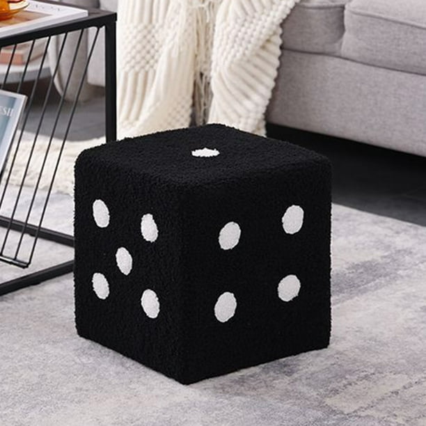 Taburete con reposapiés, taburete suave y cómodo para pies, taburete de maquillaje, taburete de diseño personalizado