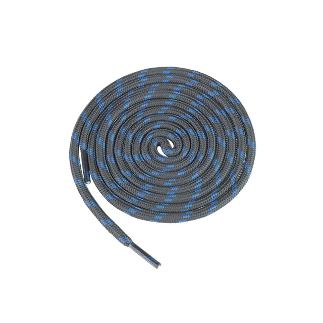 INSPIRE CHIC 1 Paire de Lacets Ronds pour Bottes de Travail Lacets Durables pour l'Extérieur Lacets de Chaussures de Randonnée Gris Foncé Bleu 160cm/62.99 Pieds