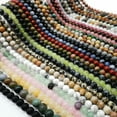 thumbnail image 2 of Wholesale Natural Gemstone Round Ball Spacer Loose Beads 4mm 6mm 8mm DIY Making, 2 of 9