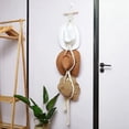 thumbnail image 3 of Hat Hangers Boho Hat Rack Hat Hanger Back of Door Hat Organizer Hanging Hat Decoration, 3-Tier, 3 of 8