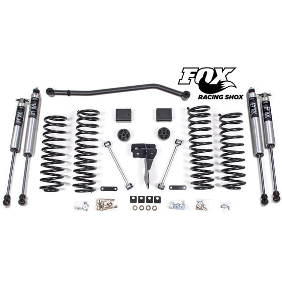 Zone Offroad 4" Lift Kit With Fox Shocks For 2012-2018 Wrangler Jk 4 Door 4WD