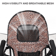 thumbnail image 5 of MoNiBloom 4 Wheel Foldable Lightweight Pet Stroller Trolley for Cats & Dogs, Leopard Print, 5 of 13