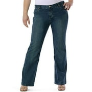 Women's Plus Rose Rhinestone Jean