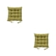 thumbnail image 3 of Cojín de asiento Injueey Lino antideslizante Verde 2Conjunto, 3 of 6