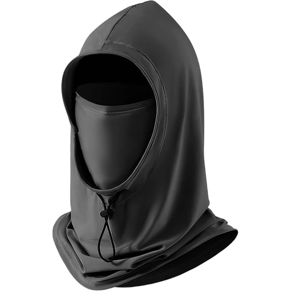 Fewfanhot Men's & Women's Full Coverage Balaclava Hood with Adjustable Drawcord Breathable Face & Neck Guard for Hiking, Camping, Outdoor Work
