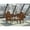 Mahogany, variant on 5 Piece Dublin Kitchen Table Set - Mahogany