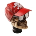 thumbnail image 1 of Divertida Cabeza De Cráneo Gorra De Béisbol Operación Manual Cambio De Marchas Perilla De Acrílico Rojo Yotijar Perilla de cambio de marchas de coche, 1 of 10