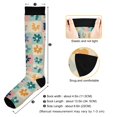 thumbnail image 3 of FORMRS Womens Knee High Socks Casual Long Thick Travel Daily Wear, 1 Pair, Green Floral, 3 of 6