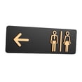 thumbnail image 4 of Letrero de baño Letrero de baño Letrero de baño para hombres y mujeres Letrero de puerta de baño Placa para oficina Edificio Cafés Tiendas Restaurante Tipo C, 4 of 8