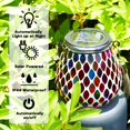 thumbnail image 2 of Farol solar con forma de mosaico Nomoluke, 10 x 11 cm, impermeable para exteriores, 2 of 7