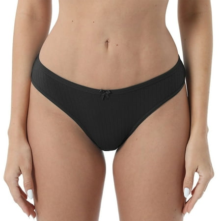 Xiaoxatg Sexy Panties for Women Women s Low Waist Breatheable Briefs Solid Color Crotch Underwear Panties Panties for Women Thong plus Size