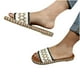 thumbnail image 4 of Zapatillas con punta abierta y plana para mujer, sandalias cómodas, informales, cómodas, para playa Wmkox8yii  hj789, 4 of 8