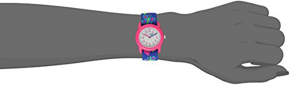 TIMEX TIME MACHINES® 29mm Butterflies and Hearts Elastic Fabric Kids Watch - image 3 of 3