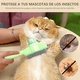 thumbnail image 4 of Cepillo Peine Para Perro Gato Mascotas Quitar Exceso De Pelo,4 Piezas Malubero, Verde Claro, 4 of 5