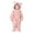 Pink, variant on Krdevn Baby Girls Long Sleeve Hooded Jumpsuit Romper Outfits Winter Warm Clothes,6-12 Months