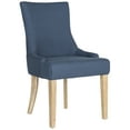 thumbnail image 3 of Safavieh Lester Dining Chair - Set Of 2-Color:Steel Blue,Finish:White Washed,Quantity:Set of 2, 3 of 10