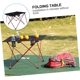 thumbnail image 4 of Outdoor Folding Table Folding Camp Table Suitcase Party Table Portable Banquet Table Travel Aluminum Alloy Red, 4 of 4
