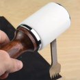 thumbnail image 5 of 1 Uds. Martillo de cuero de madera, mazo, herramienta artesanal de cabeza de nailon para artesanía en cuero, martillo tallado para artesanía en cuero, herramientas de bricolaje para coser y estampar, 5 of 5