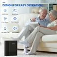 thumbnail image 3 of RENPHO True HEPA Air Purifier for Allergies & Asthma, Black, 3 of 11