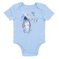 thumbnail image 3 of Disney Winnie the Pooh Baby Boy or Girl Cosplay One Piece Bodysuit and Hat Set Light Blue Eeyore, 3 of 5