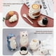 thumbnail image 2 of Wosthever Taza de desayuno de dibujos animados con tapa y cuchara, tazas de café y té de estilo japonés, contenedor bonito, taza de sopa, Juegos de servir café y té, 2 of 6