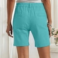 thumbnail image 4 of Bermuda Shorts for Women Trendy 2025 Casual Summer High Waisted Chino Shorts Straight Leg Hiking Vacation Outfits, 4 of 6