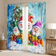 thumbnail image 2 of Feelyou Funny Xmas Gnome Black Out Curtains for Kids, Cute Santa Claus Curtains Pack of 2 (42x63 Each), Happy Christmas Day Bedroom Curtains, Black Out Curtains Decor, 2 of 6