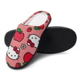 thumbnail image 4 of Womens Cozy Slippers Hello Kitty Warm Soft Plush Slipper Slip-on House Shoes for Home Indoor Outdoor, 4 of 7