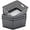 Grey, variant on Plastic Storage Baskets for Organizing,11.42"X9"X4.7",Pack of 4 (Black)