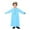 Blue, variant on WOYY Boys Long Sleeve Robe Cotton Embroidery Long Arab Robe for Children, Sizes 2-15