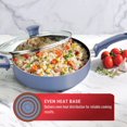 thumbnail image 2 of T-fal Kitchen Solutions Nonstick Cookware, Jumbo Cooker, 5 quart, Blue, 2 of 9