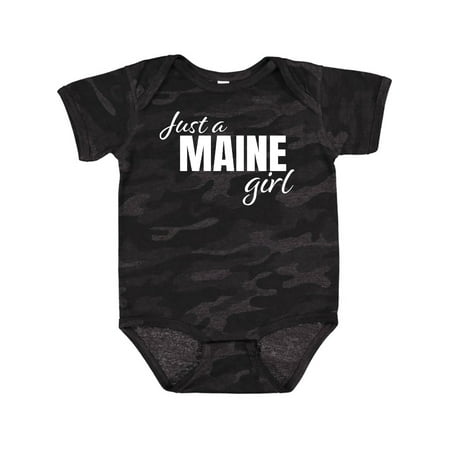 

Inktastic Just a Maine Girl Born and Raised Gift Baby Girl Bodysuit