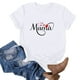 thumbnail image 4 of Camisetas de Manga Corta para las Mujeres Impreso Cuello Redondo Suelto Camiseta, Casual Cuatro Estaciones Blusa para el Hogar, 4 of 4