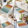 thumbnail image 4 of Entryway Rug 2'x3', Orange Yellow Green Ombre Kitchen Runner Rugs Non-Slip Carpet Mats, Modern Art Aesthetics Abstract Bedside Rugs Runners Washable Floor Carpet for Bathroom Laundry Room, 4 of 8