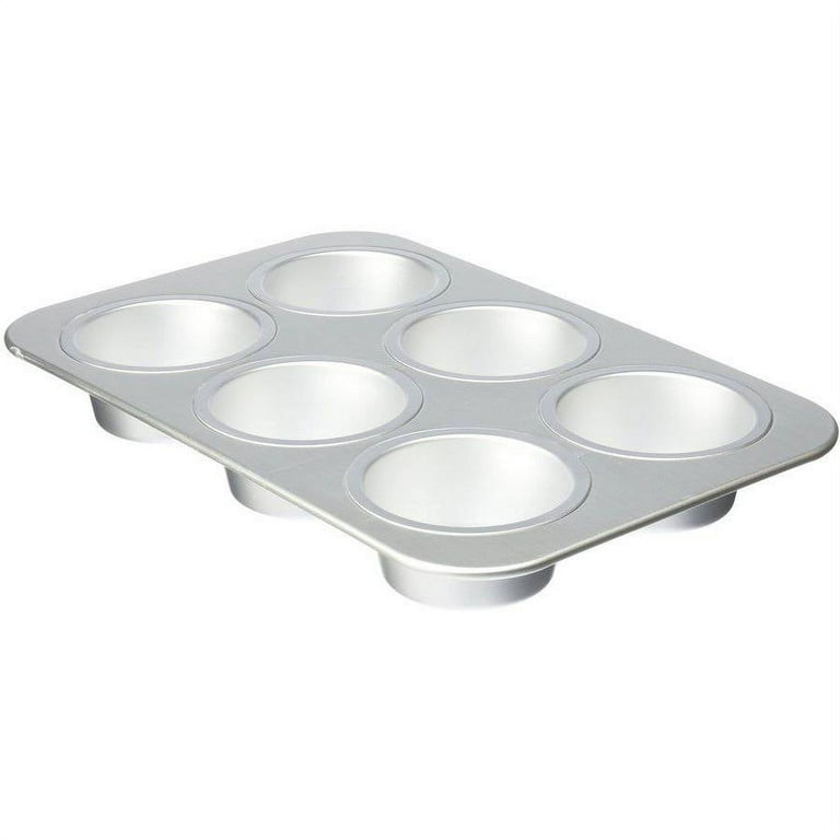Jumbo Muffin Pan, 18 x 13, 12 Cups, Aluminum, Focus Foodservice