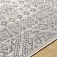 thumbnail image 6 of Hauteloom Balarim Living Room, Bedroom Patio Outdoor Area Rug - Bohemian, Transitional - Cream, Navy - 6'7" x 9', 6 of 6