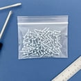 thumbnail image 3 of Plymor 6" x 4" (Pack of 100), 4 Mil Heavy Duty Zipper Reclosable Plastic Bags, 3 of 5