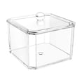 thumbnail image 1 of Cotton Swab Box, Transparent Acrylic Cotton Swab Box, Cotton Swab Jewelry Storage Box, Cosmetic Makeup Storage Organizer Container with Lid, 1 of 4