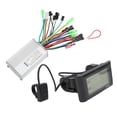 thumbnail image 3 of Electric Bicycle Brushless Controller Kit, Electric Scooter Controller LCD Meter Kit Good Heat Dissipation Clearly Display 24-48V Voltage  For 22.2mm Handlebars, 3 of 8