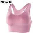thumbnail image 1 of Sujetador deportivo para mujer, a prueba de golpes, hermoso botón trasero, hueco, espalda cruzada, acolchado, sujetador de yoga, gimnasio, sujetador de entrenamiento, tops cortos, 1 of 8