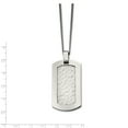 thumbnail image 3 of Collier Pendentif Martelé en Titane 22 Po, 3 of 3