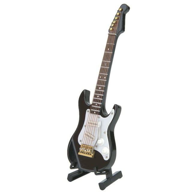 Wooden Guitar Model, Miniature Musical Instruments, 14 Cm Electric Guitar Model For Friends