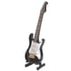 thumbnail image 3 of Delicada colección de adornos en miniatura de guitarra eléctrica de madera de 14 cm con soporte (negro), 3 of 9