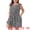 Black, variant on DARING DIVA Plus Size Square Neck Ruffle Short Sleeve Midi Dress 3X Black