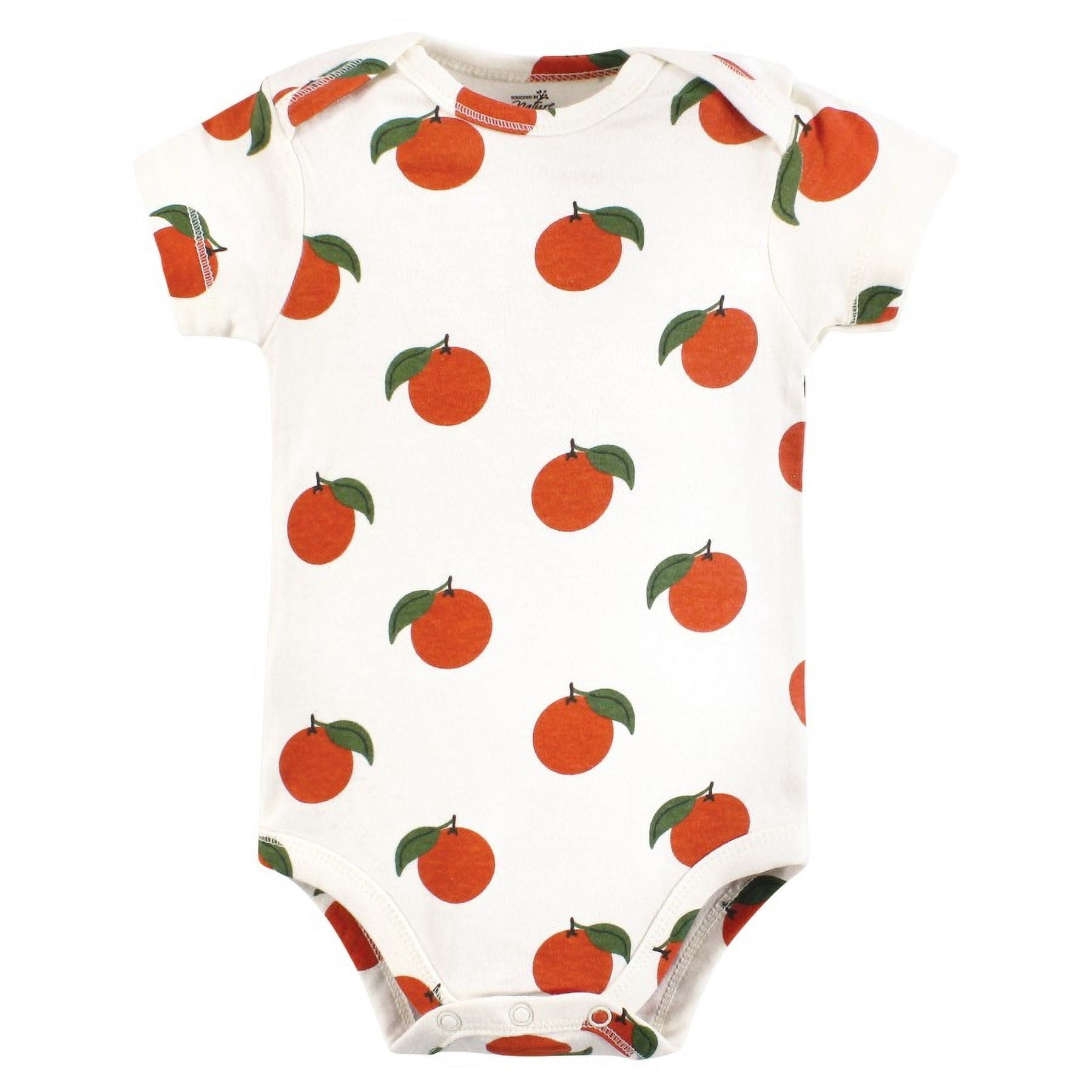 Touched by Nature Organic Cotton Bodysuits, Fruits And Veggies, Preemie