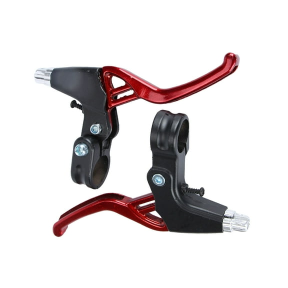 GOOHOCHY Bike Brake Handles Aluminium Red 1 Pair for Mountain Road Bike