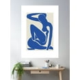 thumbnail image 2 of Henri Matisse Blue Nude 1952 (Nu Bleu) Digital Art Print Poster Wall Art, Modern Wall Decor For Living Room Bedroom, 16x24 UNFRAMED, 2 of 3