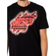 thumbnail image 4 of Diesel Just E43 T-Shirt, Black, 4 of 6