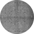 thumbnail image 1 of Ahgly Company Indoor Round Oriental Gray Industrial Area Rugs, 8' Round, 1 of 4